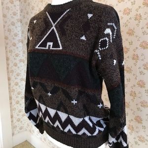 90’s Vintage sweater, Southwest/Aztec, M